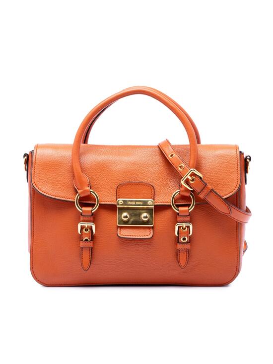 Miu Miu Handbags - Miu Goatskin Madras Flap #306002M53B